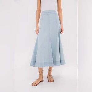 TUCKERNUCK Light Wash Denim Brynn Skirt